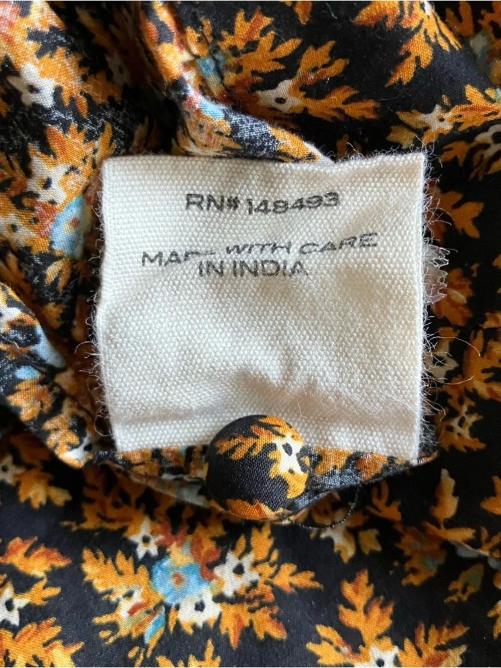 DÔEN Amoret Top in Noir Fleurs D'Avignon - Large - Picture 12 of 12